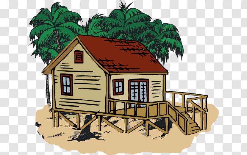 Beach House Cottage Clip Art - Shed - Homes Cliparts Transparent PNG