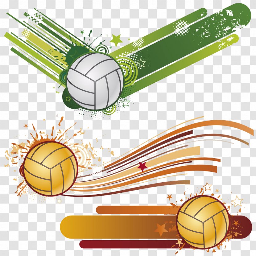 Golf Illustration - Stock Photography - Hand-painted Volleyball Transparent PNG