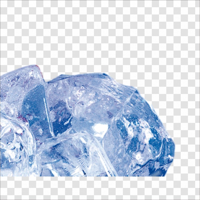 Ice Cube Blue - Gemstone Transparent PNG