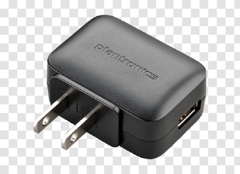 Battery Charger AC Adapter Headset Plantronics - Ac - USB Transparent PNG