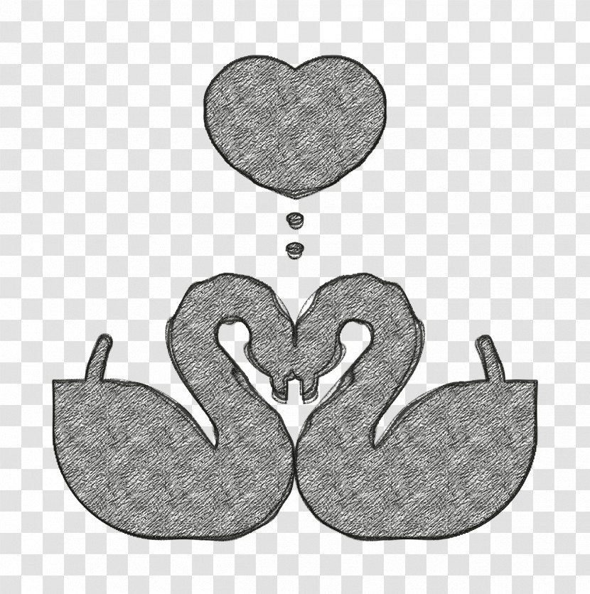 Wedding Icon Swans Icon Heart Icon Transparent PNG