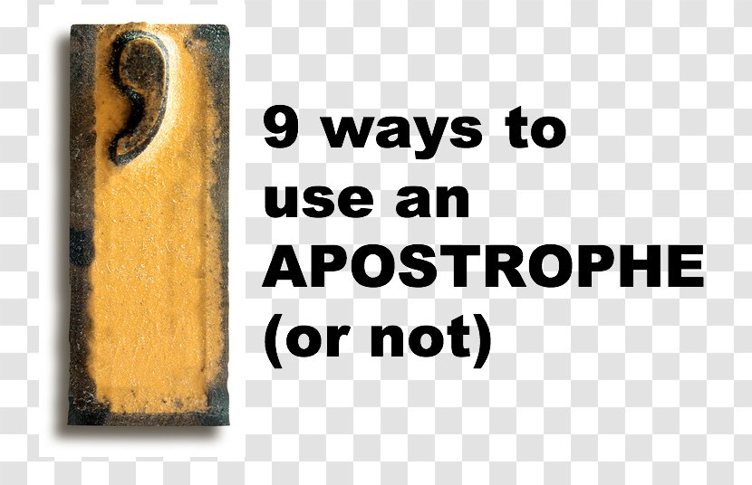 Apostrophe Proper Noun Grammar Contraction Name - Wood - Writing Kids Transparent PNG