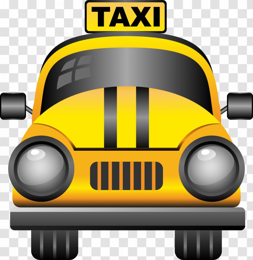 Taxi Transport Icon - Symbol - Vector Hand-drawn Transparent PNG