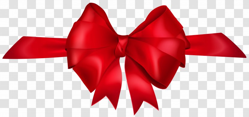 Ribbon Red Clip Art - Bow Tie Transparent PNG
