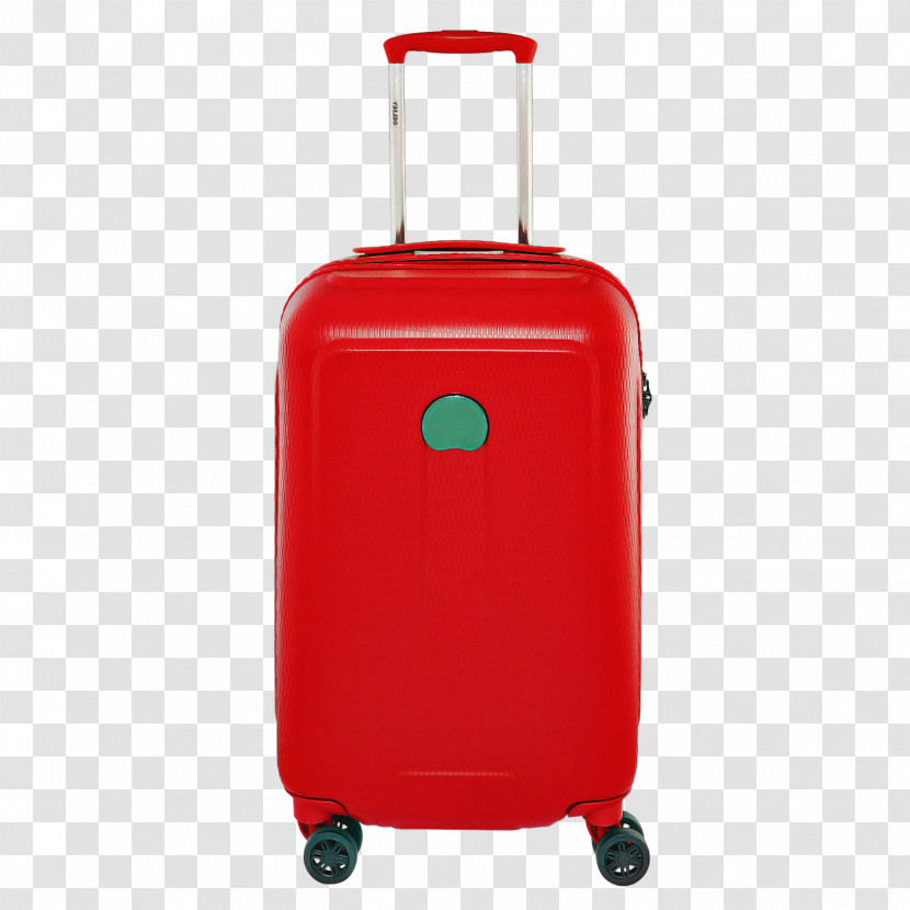 Suitcase Red Hand Luggage Bag Baggage Transparent PNG