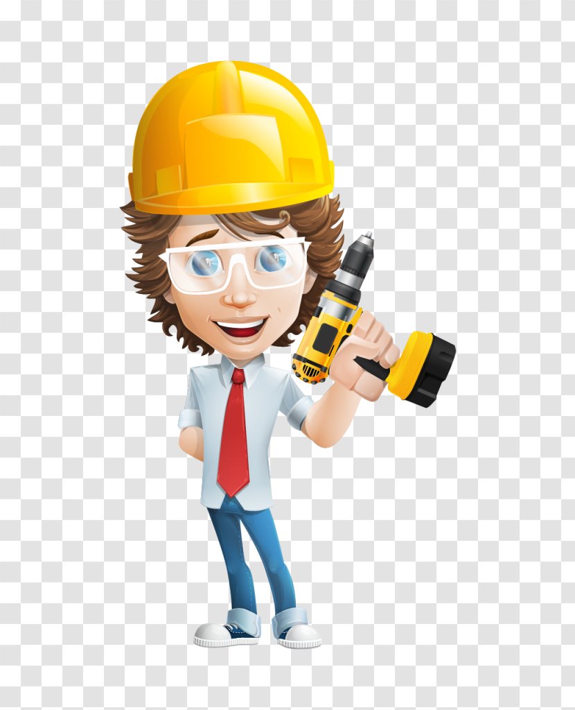 Vector Graphics Cartoon Image Illustration Photograph - Character - Engineer Transparent PNG