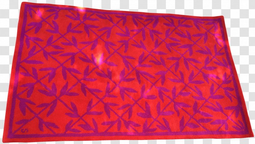 Place Mats Rectangle Silk Pattern Orange S.A. - Textile - Magenta Transparent PNG