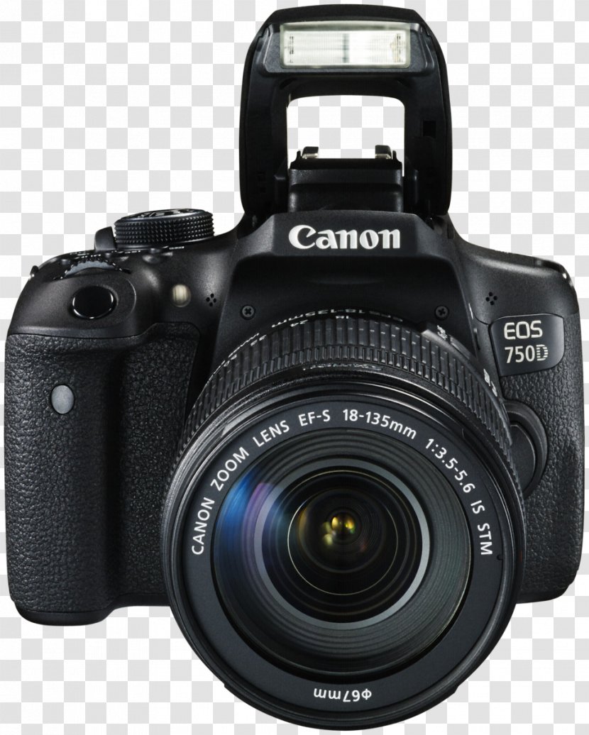 Canon EOS 80D 750D EF-S 18–135mm Lens Mount 70D - Film Camera Transparent PNG