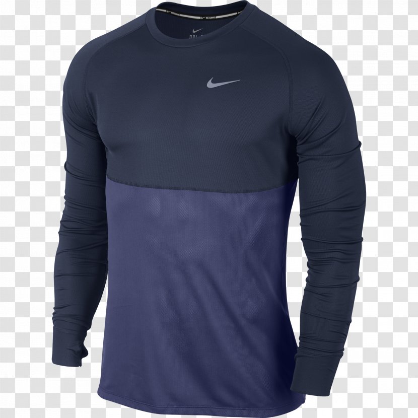 Long-sleeved T-shirt Hoodie Nike Top - Shoe Transparent PNG