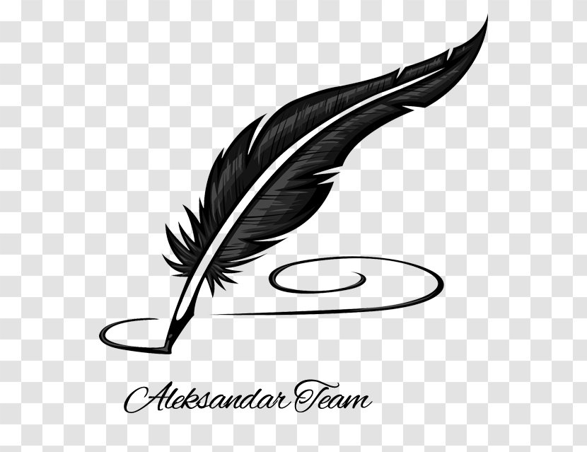 Clip Art Pens Quill Paper Openclipart - Beak - Writting Feather Transparent PNG