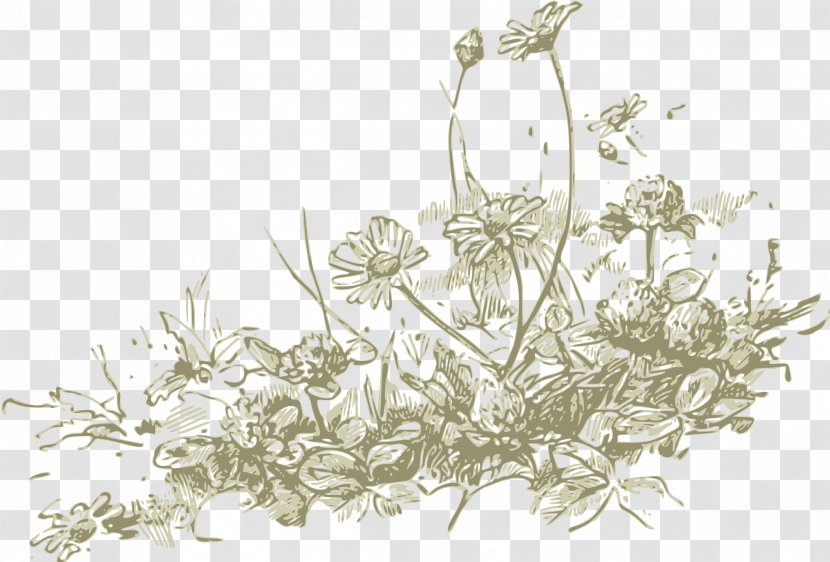 Wildflower Clip Art - Flower - Watercolor Plants Transparent PNG