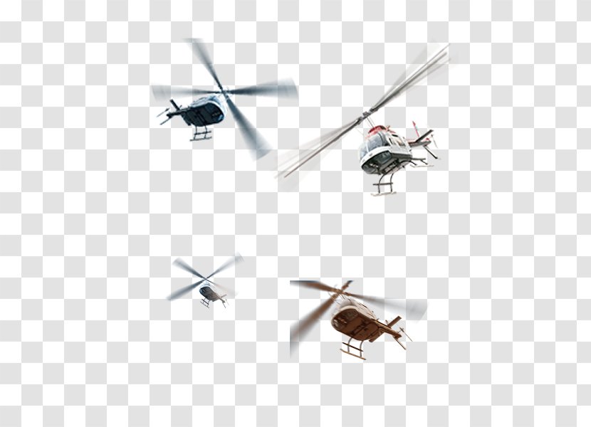 Helicopter Airplane Fixed-wing Aircraft - Design Material Transparent PNG