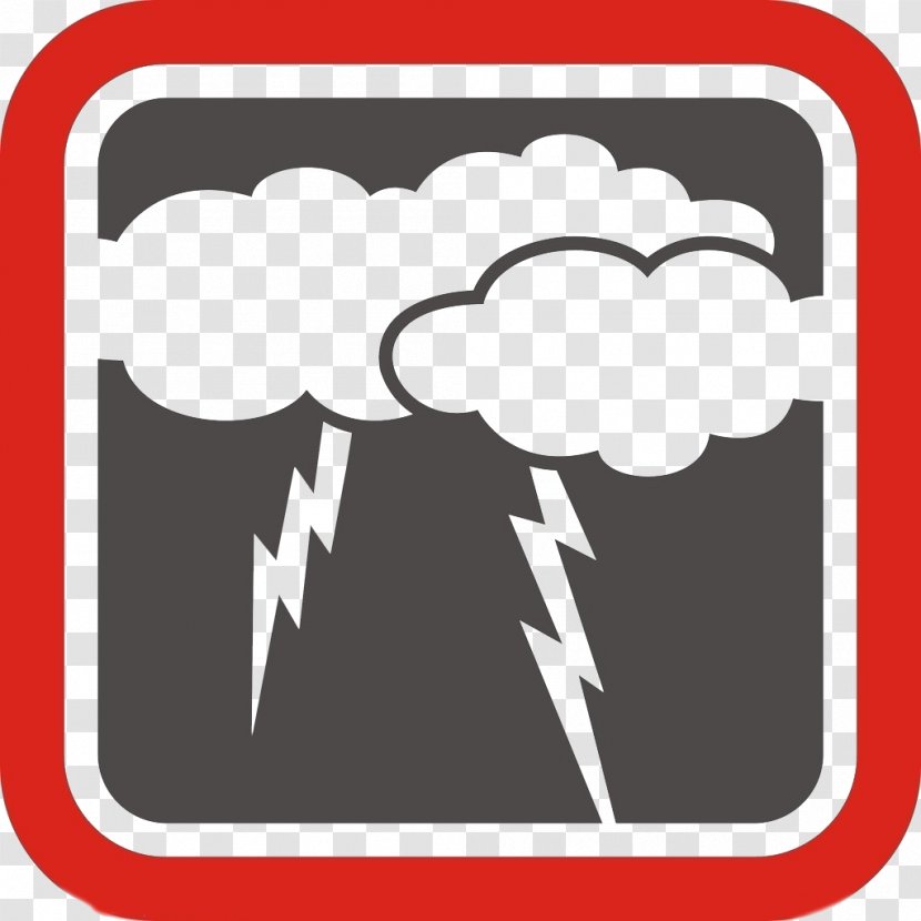 Meteorology Thunderstorm Lightning - Weather Sign Transparent PNG