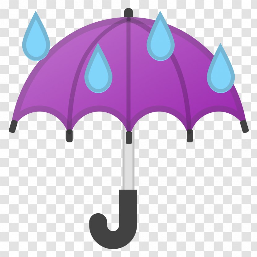 Umbrella Emojipedia Rain Noto Fonts - Pink Transparent PNG