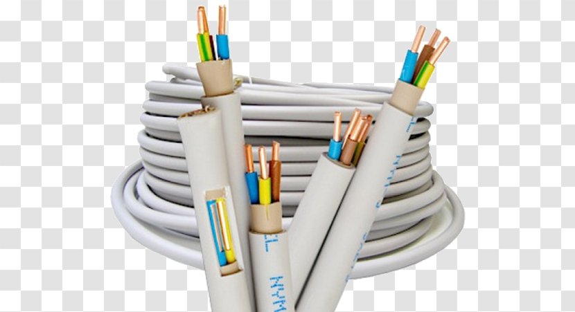Electrical Cable Power Wires & Electricity Lednings- Og Kabeltypemærkning - Electrician - Kabel Transparent PNG
