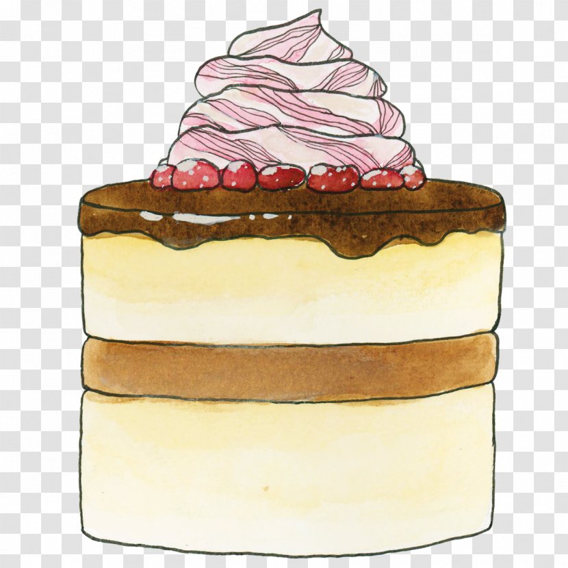 Cream Cheesecake Cupcake Torte Food - Raspberry Transparent PNG