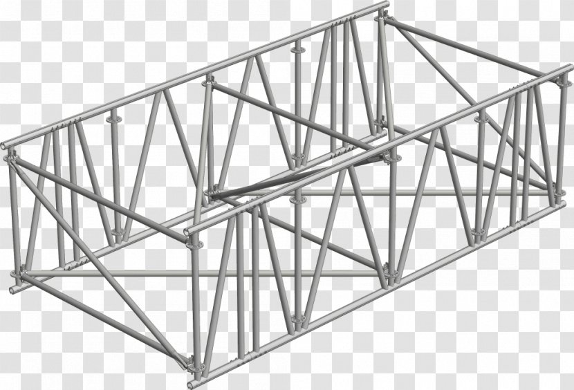 Steel Beam Bridge Layher Scaffolding - Structure Transparent PNG