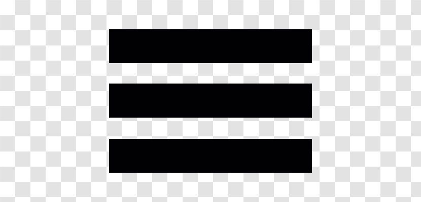 Hamburger Button Computer Font - Svg Animation - Black Transparent PNG
