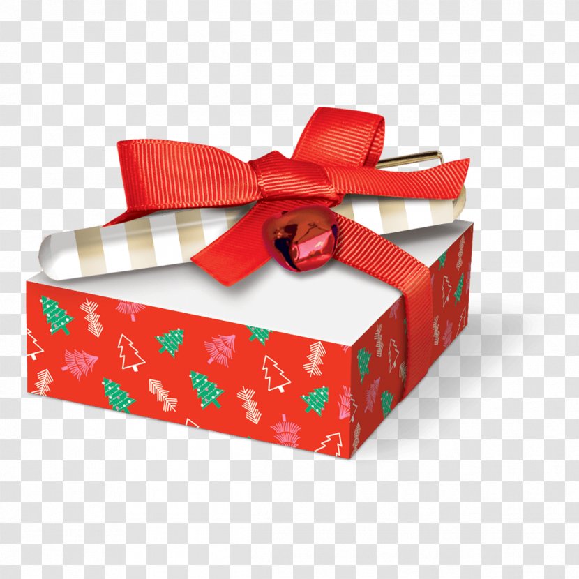 Santa Claus Gift Ribbon Pen Holiday - Babe Transparent PNG