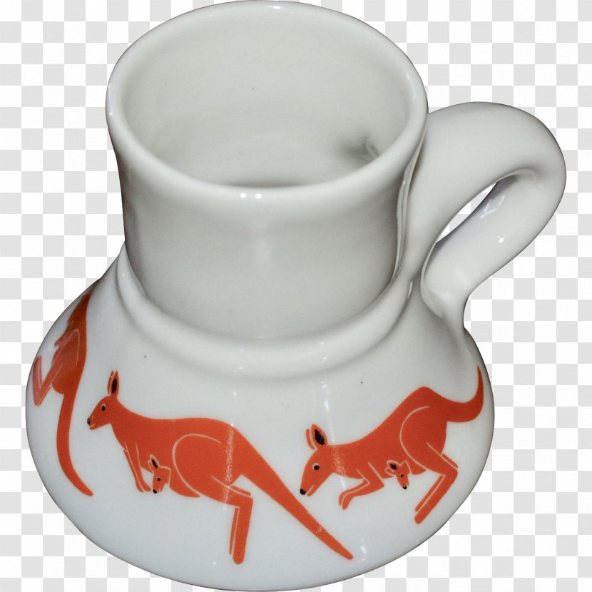 Coffee Cup Mug Saucer Ceramic - Tableglass - Kangaroo Transparent PNG