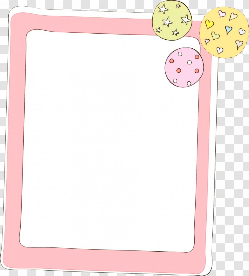 Pink Background Frame - Picture Transparent PNG