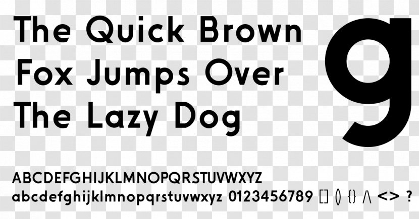 Clearview Typeface Transport Highway Gothic Font - Quick Brown Fox Jumps Over The Lazy Dog Transparent PNG