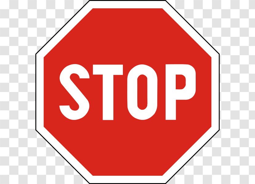 Stop Sign Red Clip Art Traffic - National Marker Company Inc Transparent PNG