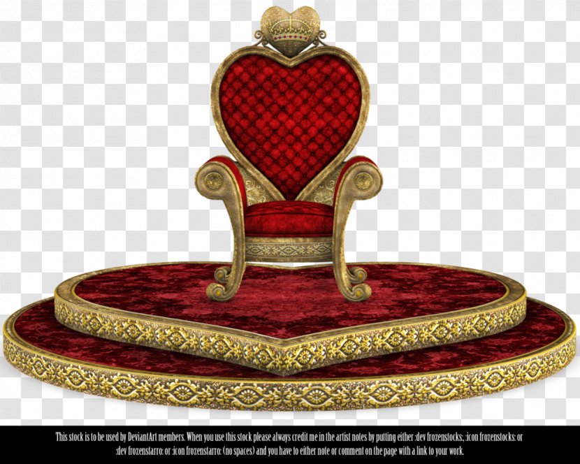 Chair Throne Queen Of Hearts Regnant Furniture - Elizabeth Ii - Cara Delevingne Transparent PNG