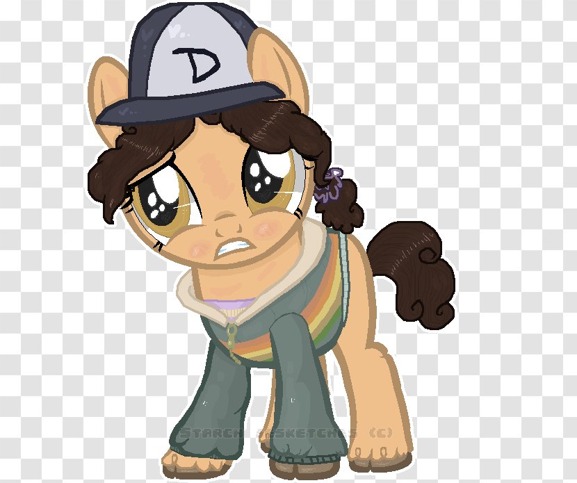 The Walking Dead Clementine Pony Horse Game - Cartoon Transparent PNG