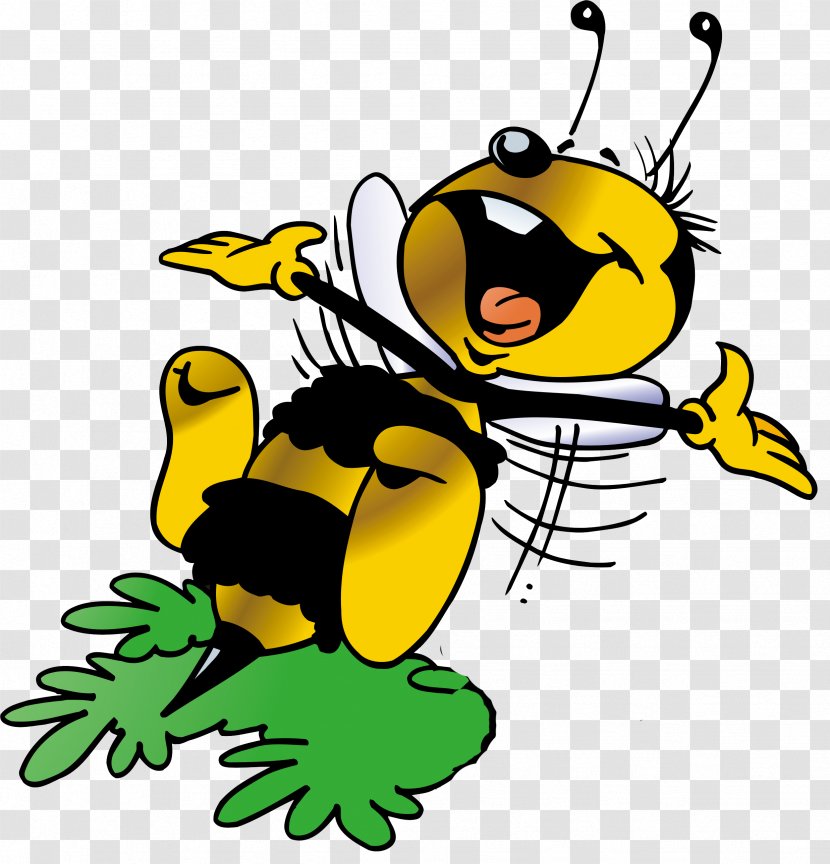 Insect Honey Bee Pollinator - Grass - Bees Transparent PNG