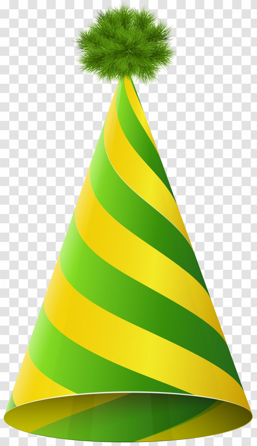 Party Hat Birthday Clip Art - Leaf - Green Transparent PNG