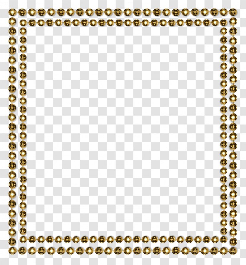 Diamond Gemstone Clip Art - Yellow - Gold Borders Transparent PNG