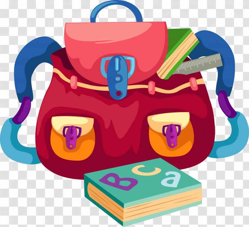 Bag School Clip Art - Area - Shopping Transparent PNG