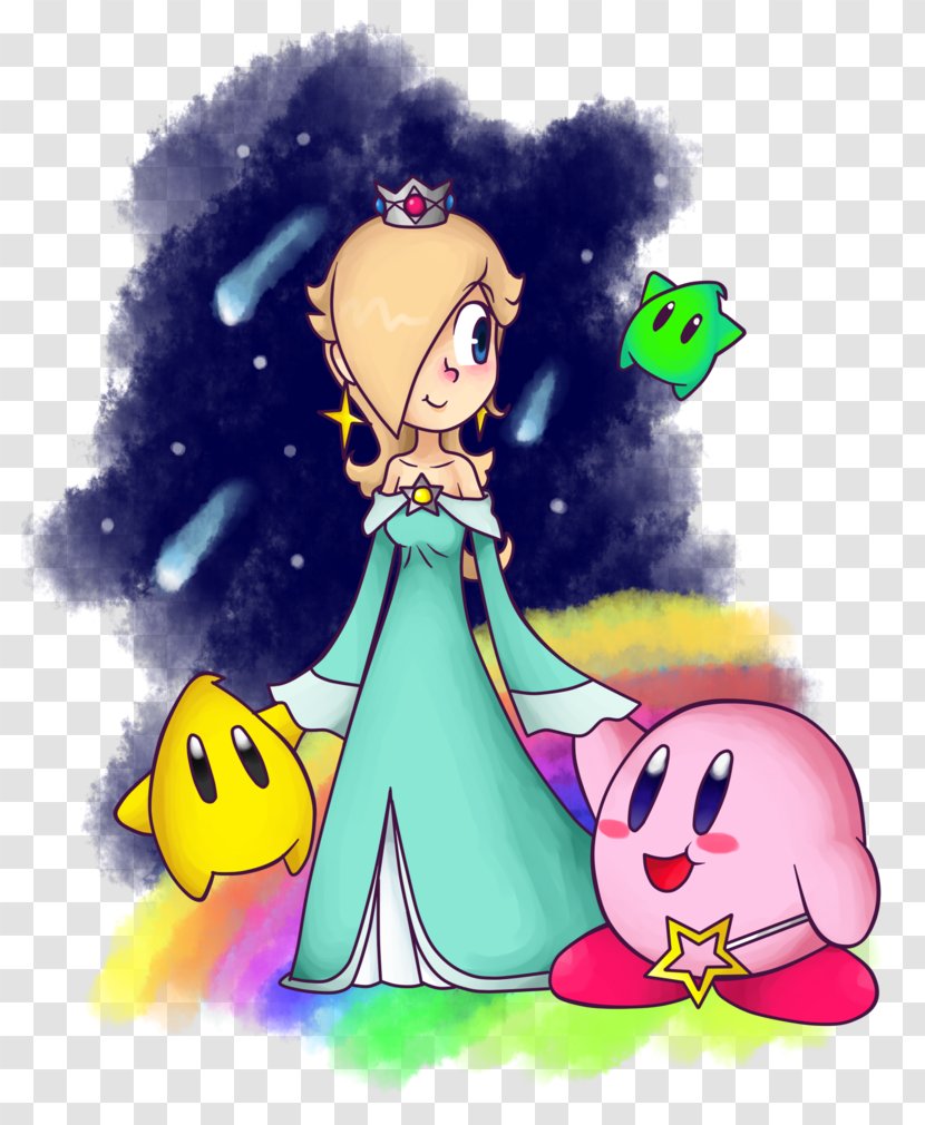 Rosalina Kirby's Dream Land Mario Bros. Toad - Silhouette - Sincerely Shawn Florist Transparent PNG