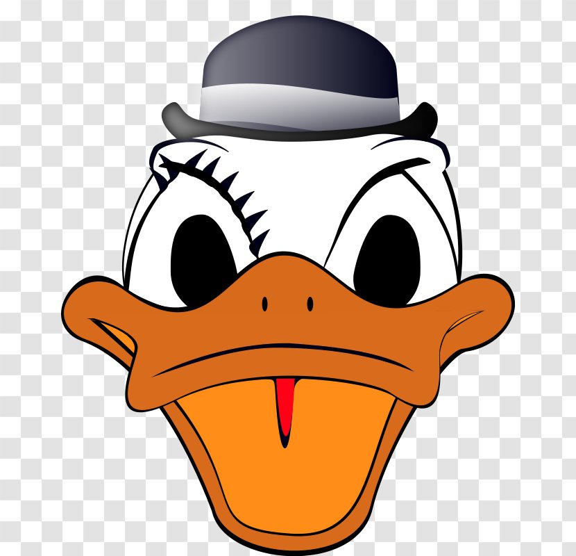Donald Duck Daffy Cartoon Clip Art - Funny Bowling Clipart Transparent PNG
