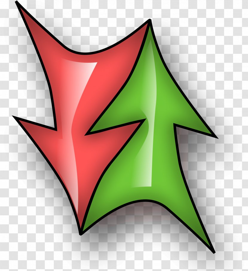 Top-down And Bottom-up Design Arrow Clip Art - Star Transparent PNG