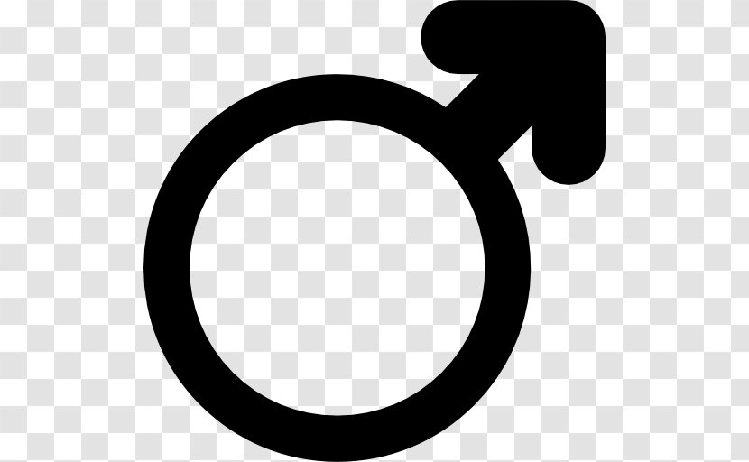 Gender Symbol Sign Clip Art - Black And White Transparent PNG