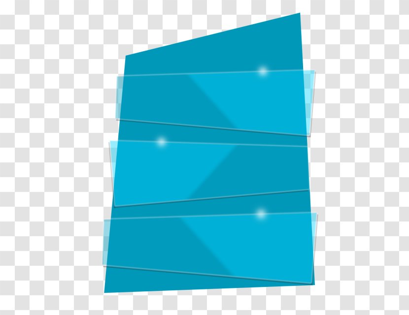 Turquoise Line Angle - Electric Blue Transparent PNG