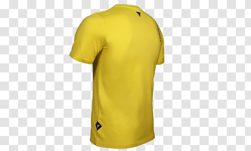 Tennis Polo Neck - Yellow - Design Transparent PNG