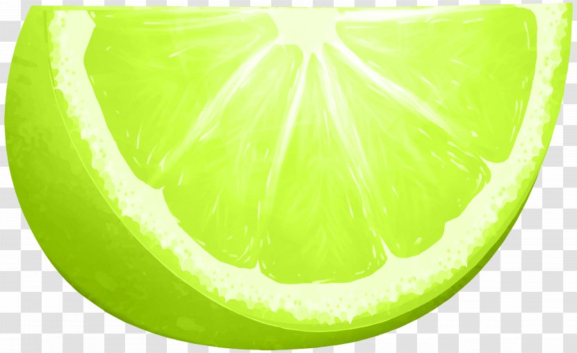 Lemon-lime Drink Green - Produce - Lime Slice Clip Art Image Transparent PNG