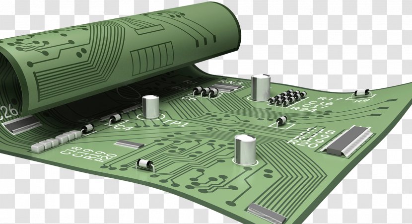 Integrated Circuit Motherboard Printed Board Electrical Network - Capacitance - Chip Transparent PNG