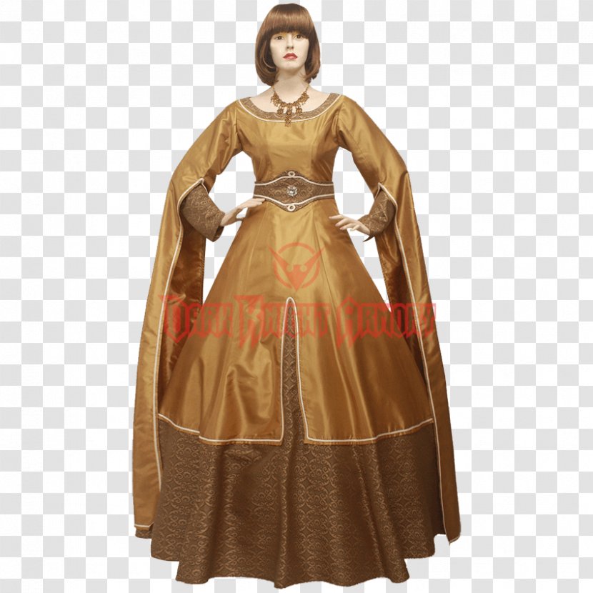 Gown Italian Renaissance Dress Middle Ages Transparent PNG