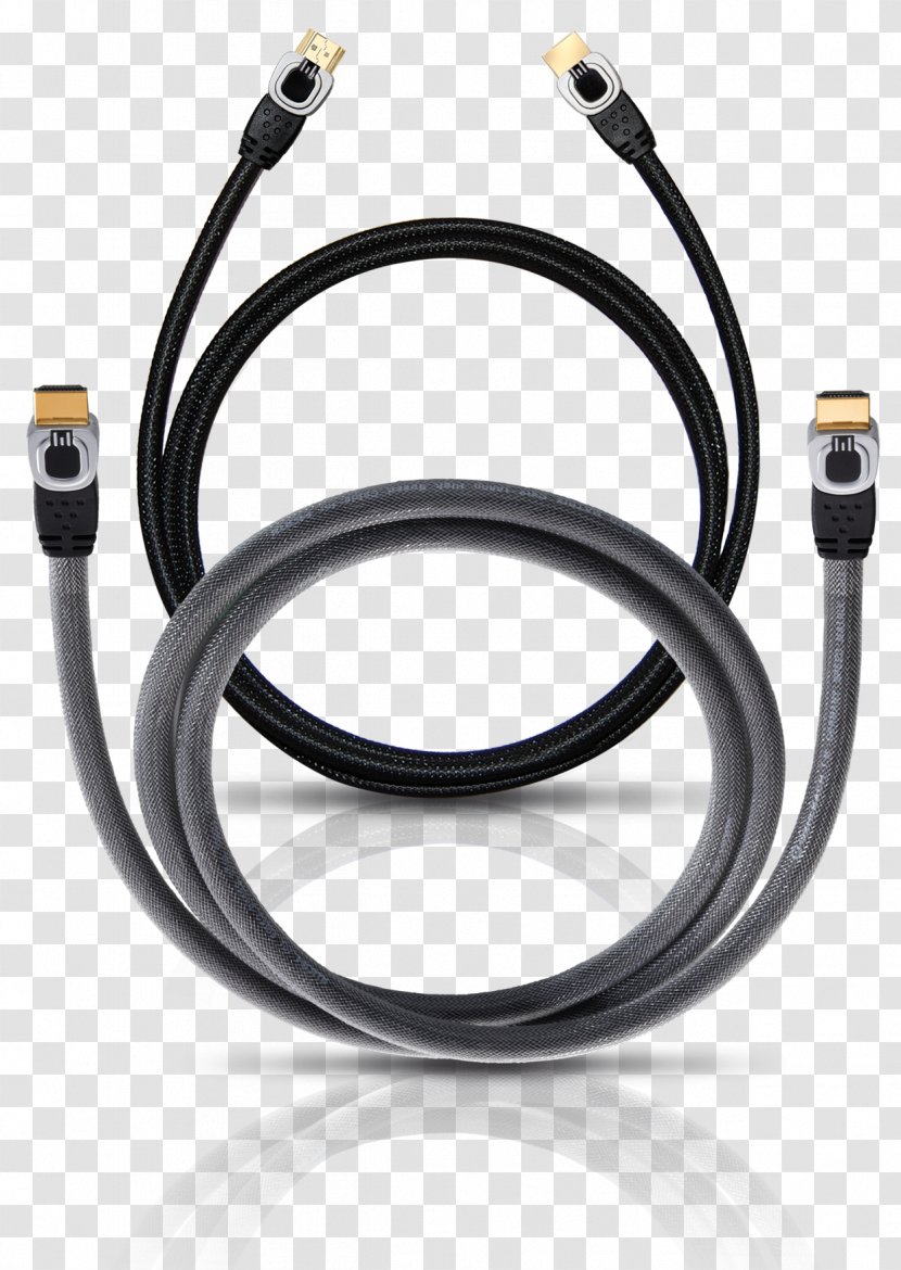 HDMI Electrical Cable Coaxial Oehlbach 7023 Speed Matrix Cavo Audio - Кабель Transparent PNG