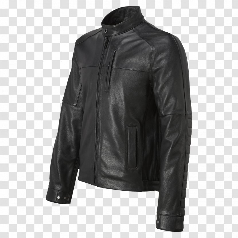 Leather Jacket Clothing Motorcycle - Textile - Jackets Transparent PNG