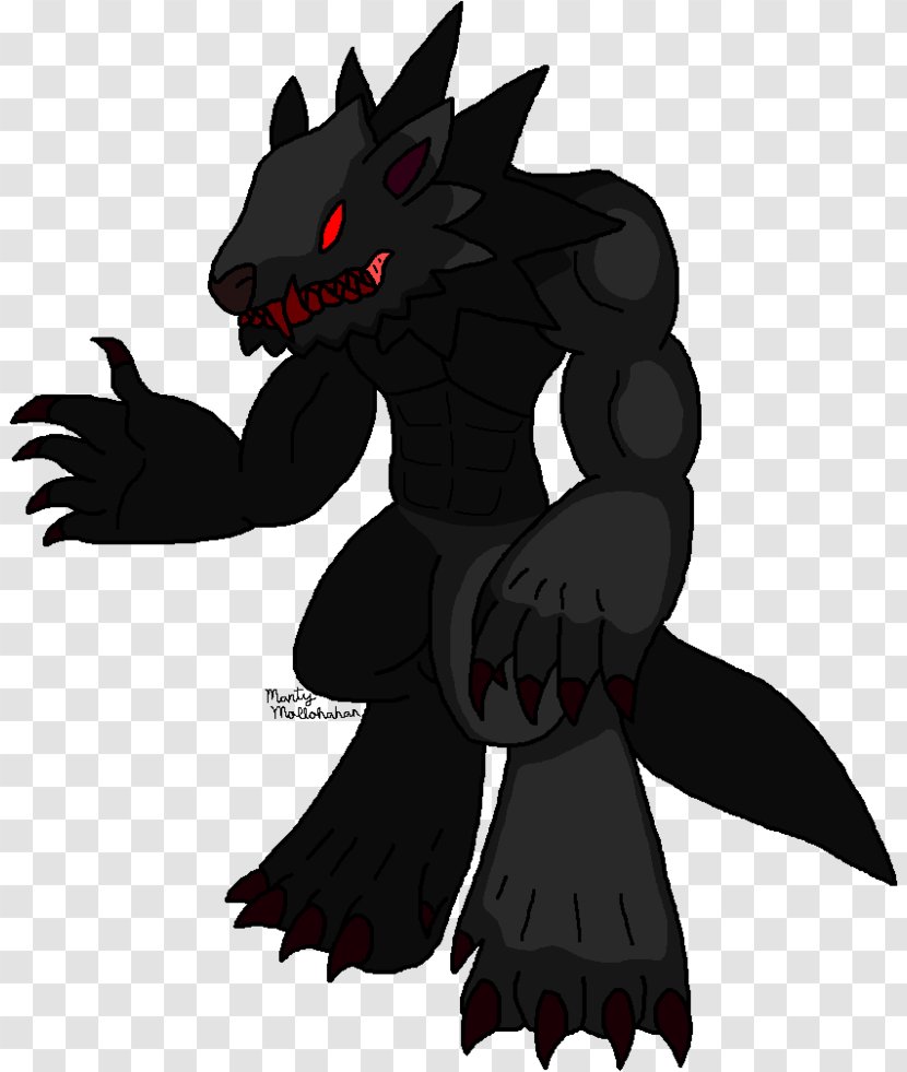 Werewolf Carnivora Horse Cartoon - Tail Transparent PNG