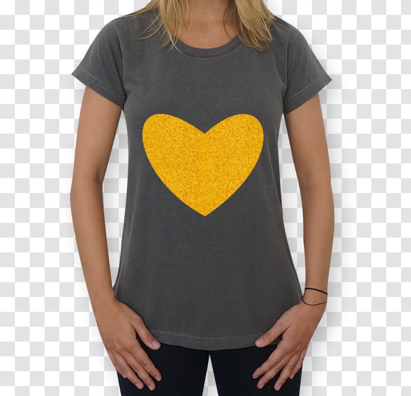 T-shirt Coxinha Sleeve Feminism - Silhouette Transparent PNG