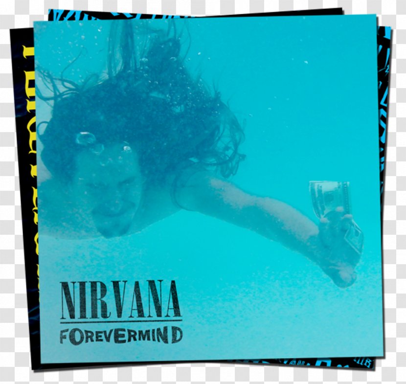 Nevermind Nirvana Advertising Compact Disc Turquoise - Environmental Album Transparent PNG