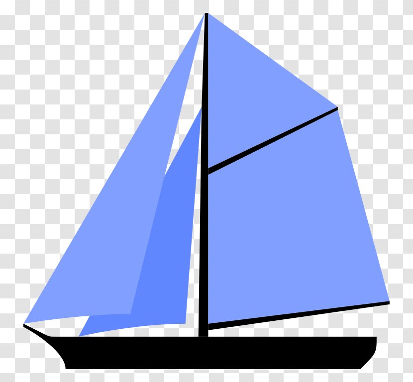 Sloop Sailing Ship Mast - Area - Sail Transparent PNG