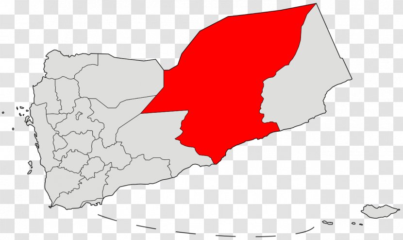 Mukalla Ma'rib Governorates Of Yemen Ibb Governorate Hajjah - Area - Map Transparent PNG