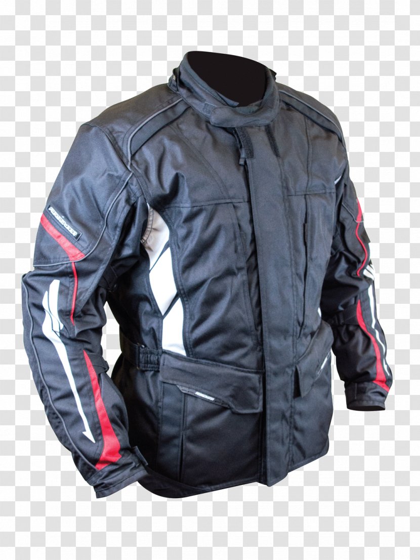 Leather Jacket Clothing Motorcycle Fashion - Collar Transparent PNG